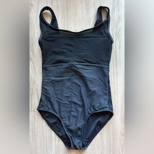 Wear Moi Black Lace Leotard